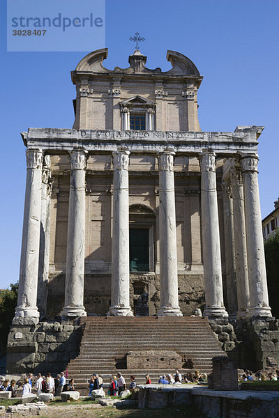 Italy  Rome  Temple of Antoninus and Faustina