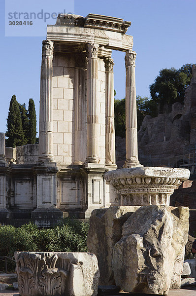 Italien  Rom  Römisches Forum  Tempel der Vesta