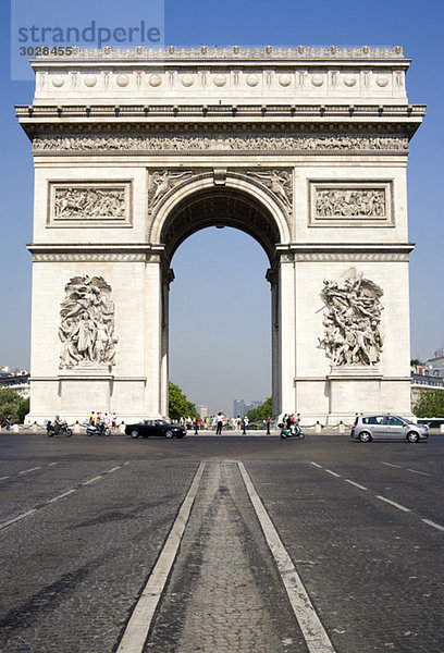 Frankreich  Paris  Arc de Triomphe  Place Charles De Gaulle