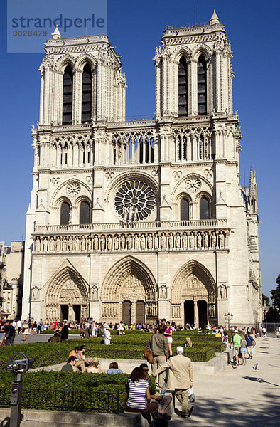 France  Paris  Notre Dame Cathedral