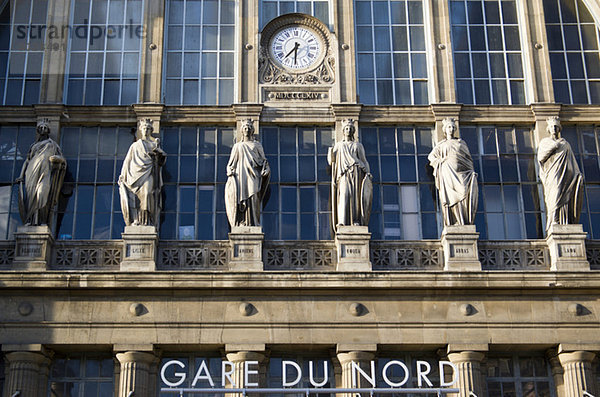 Frankreich  Paris  Hauptbahnhof  Gare Du Nord  Fassade