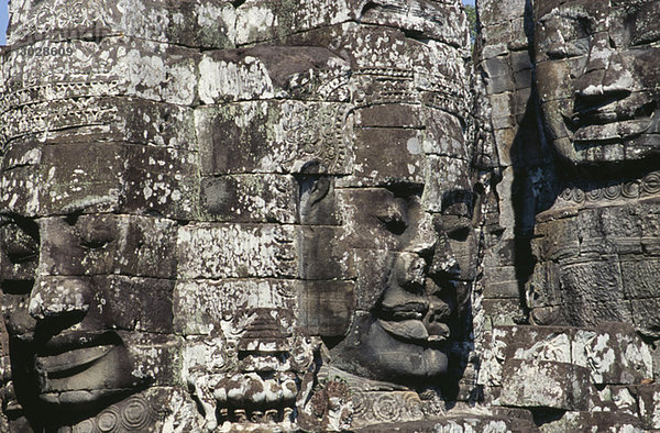 Cambodia  Siem Reap  Bayon Temple  Relief carvings