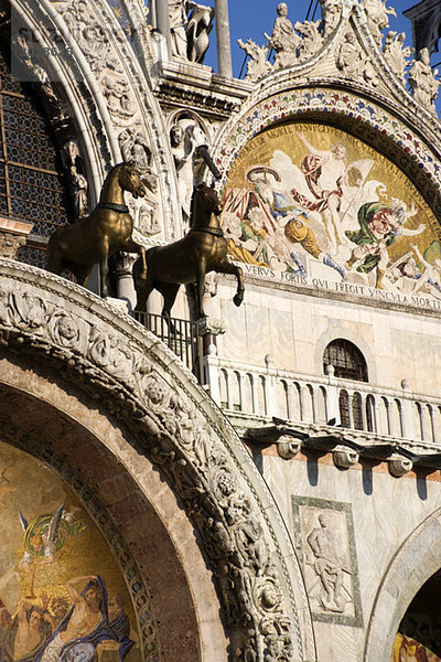 Italien  Venedig  Basilika San Marco  Fassade