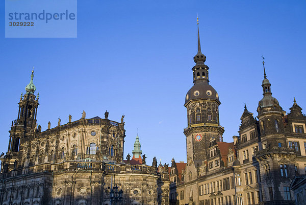 Germany  Dresden  Hofkirche  Castle and Tower