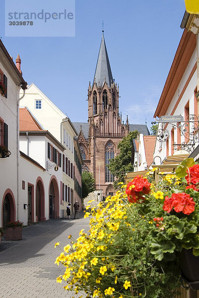 Deutschland  Rheinland-Pfalz  Katharinenkirche in Oppenheim am Rhein