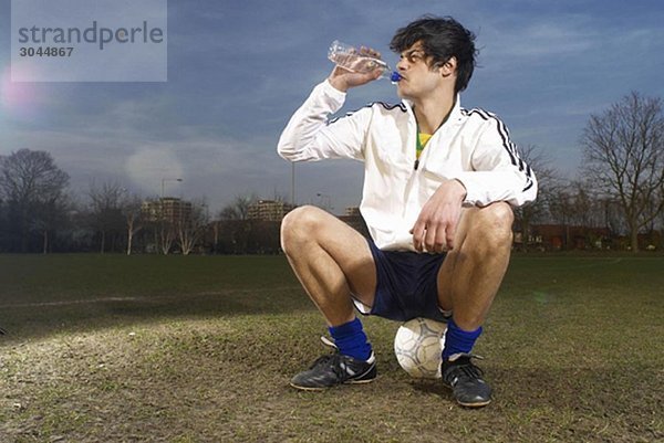 Fußballer Trinkwasser