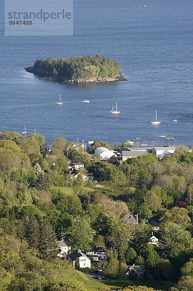 USA  Maine  Camden  Blick auf Penobscot Bay von Camden Hills State Park