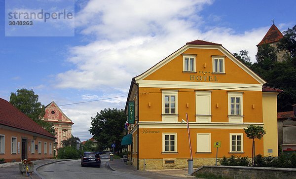 Slowenien Ptuj  Altstadt  deutsche Neo-gotischen Stil