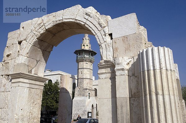 Syrien  Damaskus  Straight Street  Roman Arch.