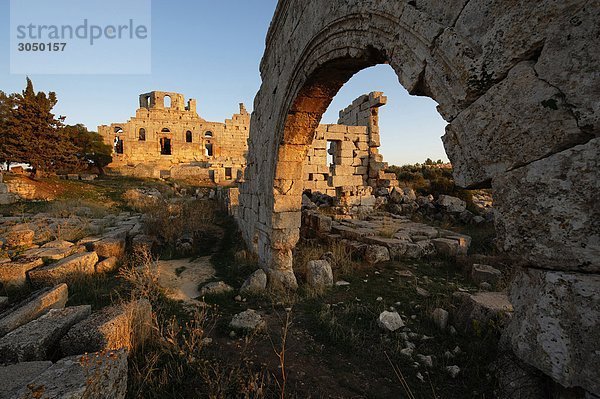 Syrien  Qala'at Samaan  Saint Simeon Ruinen.