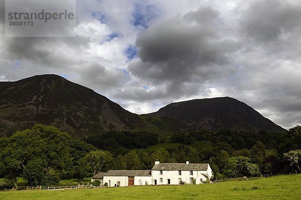 Großbritannien Landschaft See Zimmer Cumbria Ortsteil England