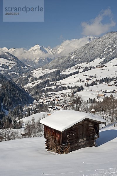 Österreich  Tirol  Alpbachtal  im Hintergrund Rofangebirge Bergkette