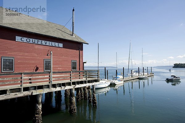 USA  US-Bundesstaat Washington  die Whidbey Island  Coupeville  wharf
