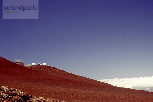 USA  Hawaii  Maui  Haleakala Nationalpark  Observatorium.