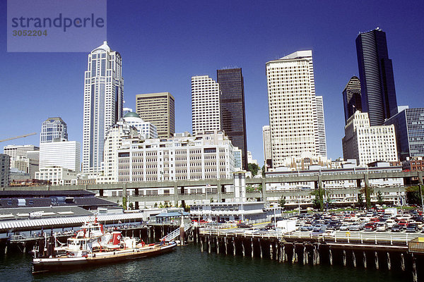 USA  US-Bundesstaat Washington  Seattle  skyline