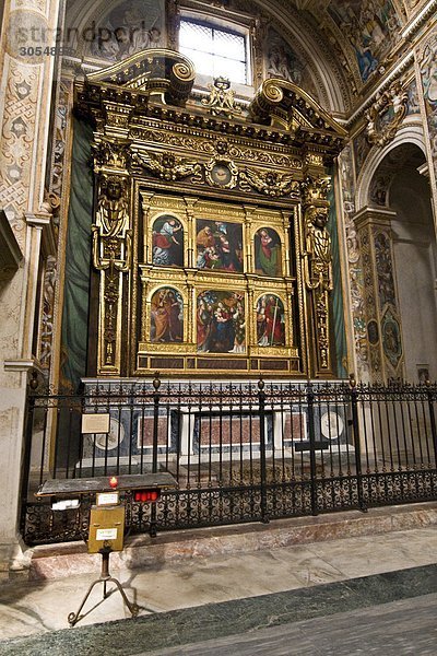 Italy Piedmont  Novara  San Gaudenzio basilica interiors