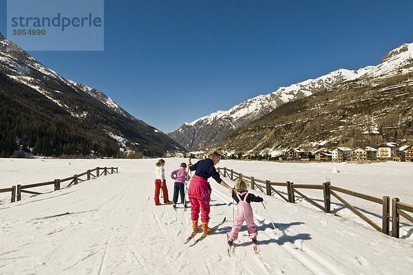 Italien  Aostatal  Cogne  Langlauf