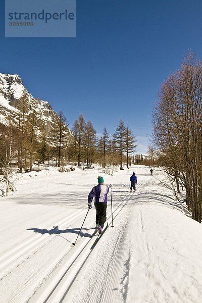 Skilanglauf Aostatal Italien
