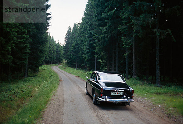 Volvo Amazon auf einer Forststrasse Dalarna  Schweden.