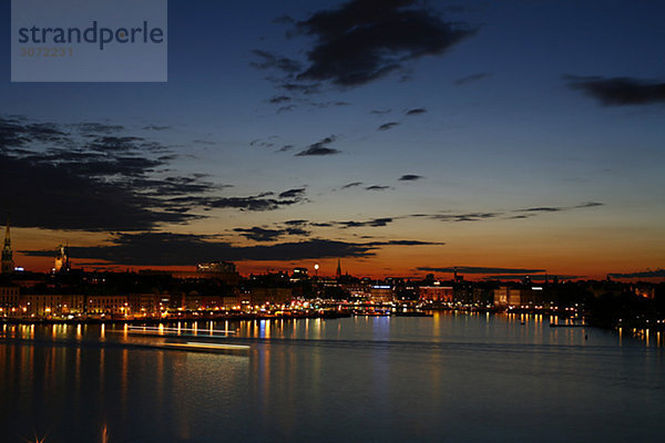 Stockholm Schweden Nacht