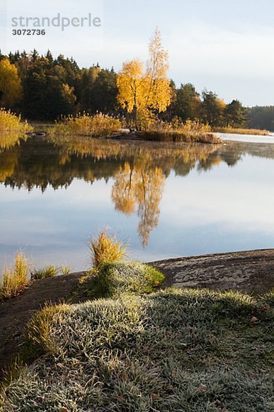 Morgen durch einen See Tyreso Schweden