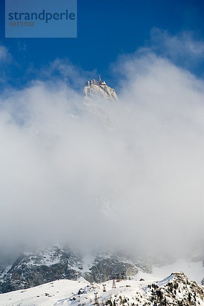 Aiguille du midi Chamonix France.