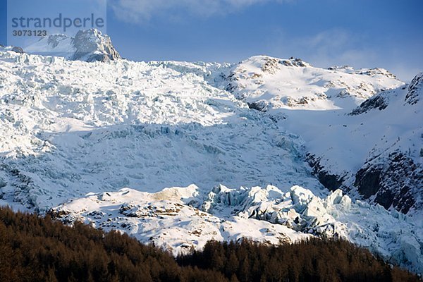 Glacier des Bossons Chamonix France.