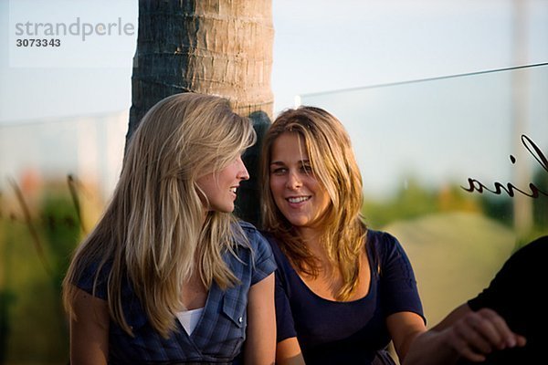 Two young women Stockholm Sweden.