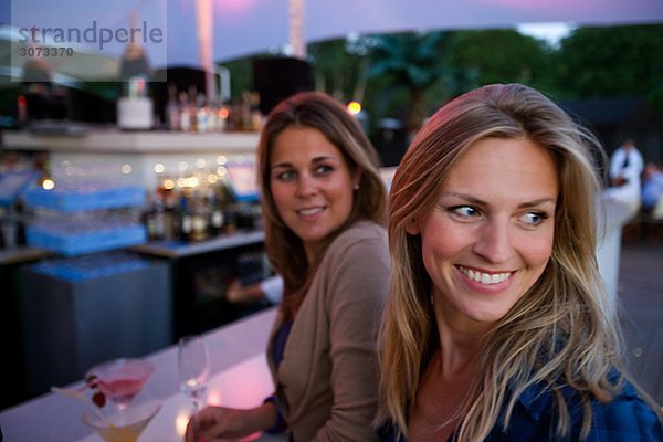 Two young women Stockholm Sweden.