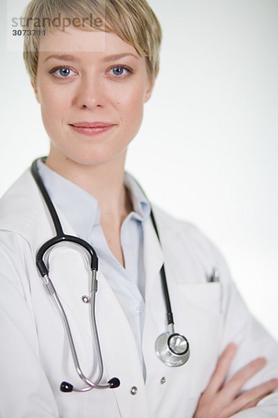 Portrait of a female doctor Sweden.