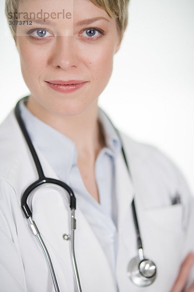 Portrait of a female doctor Sweden.