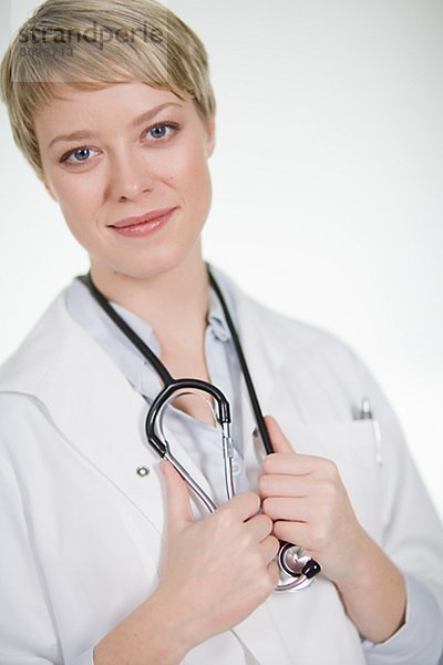 Portrait of a female doctor Sweden.