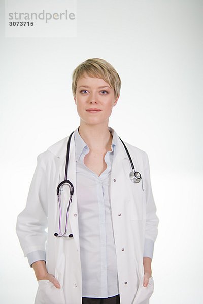 Portrait of a female doctor Sweden.