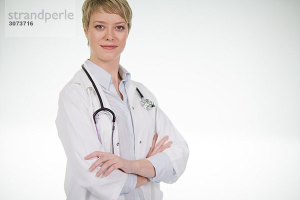 Portrait of a female doctor Sweden.