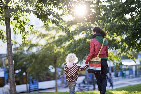 Eine Mutter und Tochter Zusammenseins Schweden.