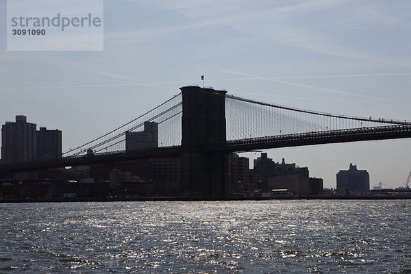 Brooklyn Bridge  New York City  NY  USA