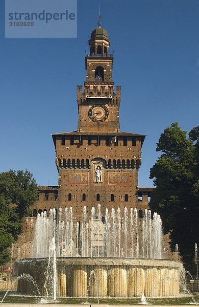 Italien  Lombardei  Mailand  Castello Sforzesco