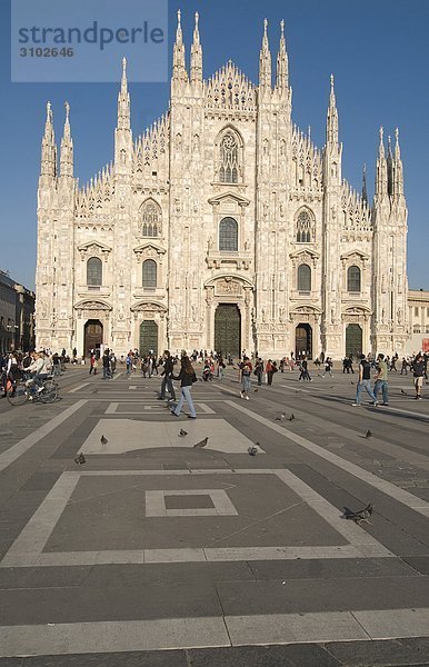 Italien  Lombardei  Mailand  der Duomo