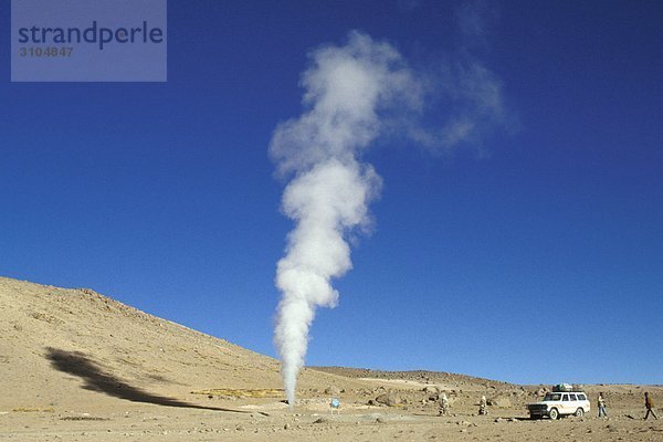 Bolivien  Potosi  Geysir