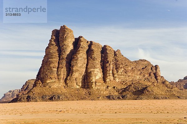 Sieben Säulen der Weisheit  Felsformation  Wadi Rum  Jordanien