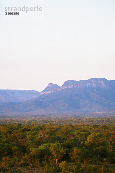 Berglandschaft in der Abendsonne  Südafrika.