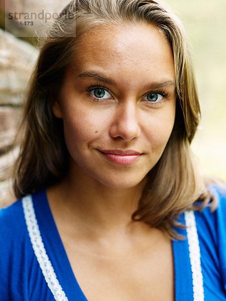 Portrait einer jungen Frau  Schweden.