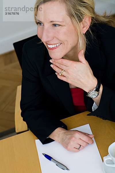 Portrait von Schweden eine Geschäftsfrau.