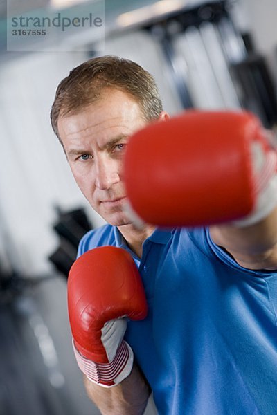 Ein Mann Boxing Schweden.