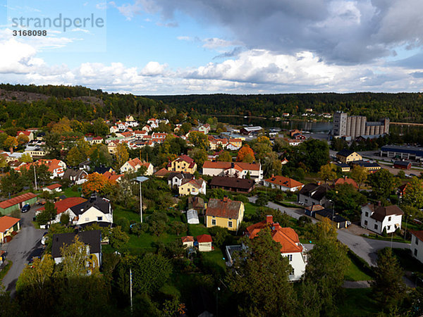 View of Gamleby  Smaland  Sweden.