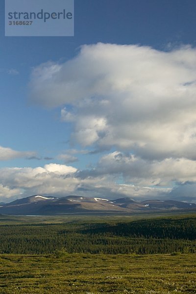Berglandschaft Lappland Schweden.