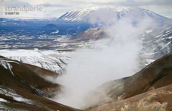 Ansicht der Landschaft Island.