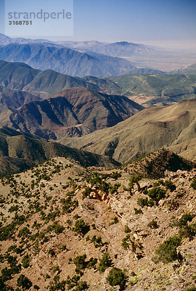 Berglandschaft Marokko.