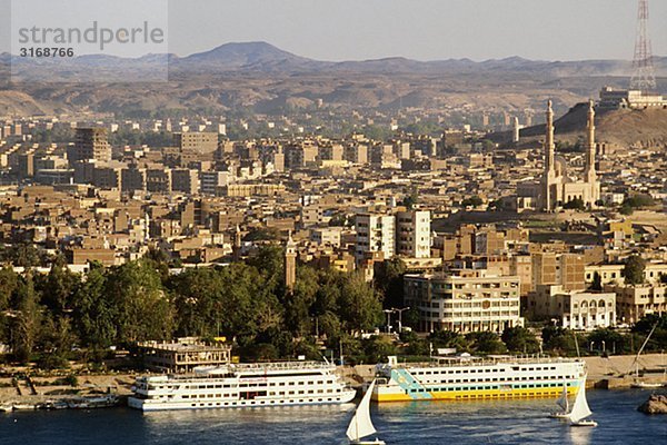 Blick auf den Nil-Ägypten.