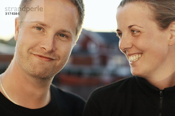 Porträt eines Paares  Norwegen.